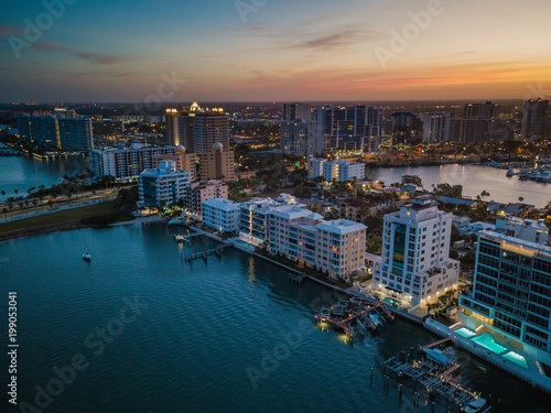 Aerial Landscape of Sarasota Florida