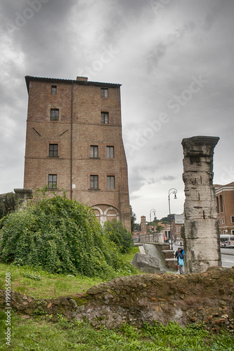 Theatre of Marcellus and Temple of Apollo Sosianus in Rome - Italy photo