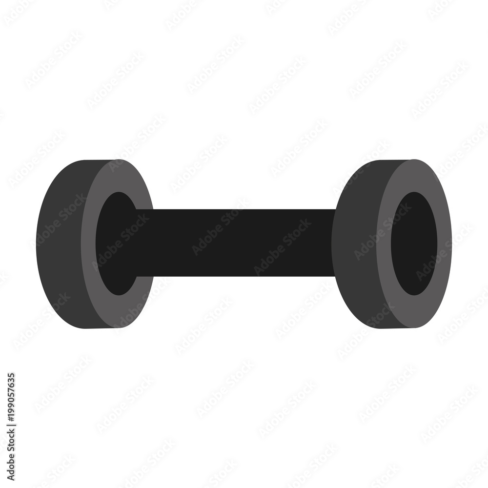 weight lifting device icon vector illustration design weight lifting device icon vector illustration design