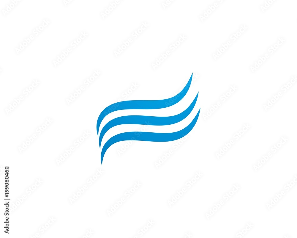 Water Wave symbol and icon Logo Template Water Wave symbol and icon Logo Template