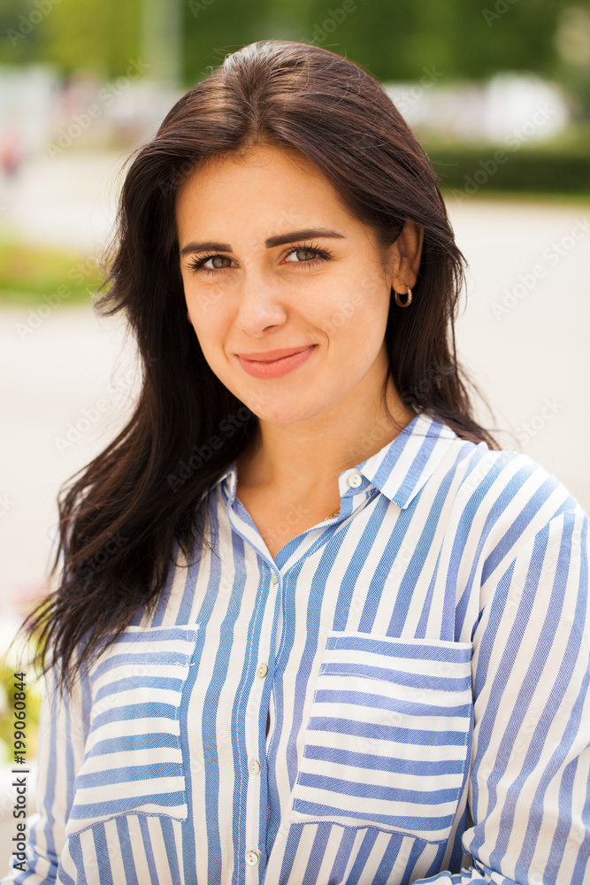 Portrait of beautiful young woman Portrait of beautiful young woman