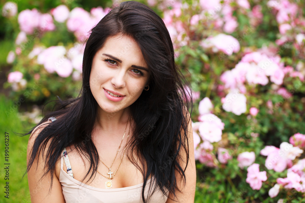 Portrait of a beautiful young woman Portrait of a beautiful young woman