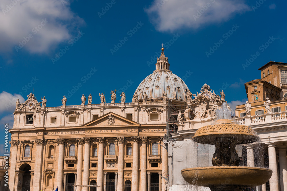 Dome of the Church of St. Peter's Square Vatican City