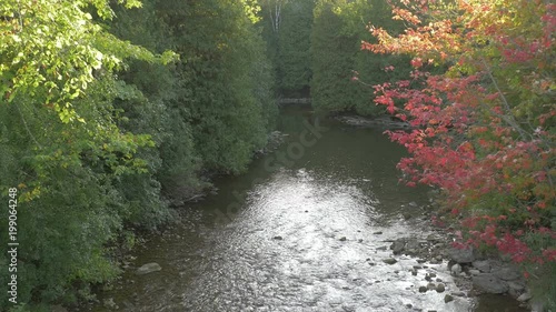 Eramosa River in Rockwood Park, Canada photo