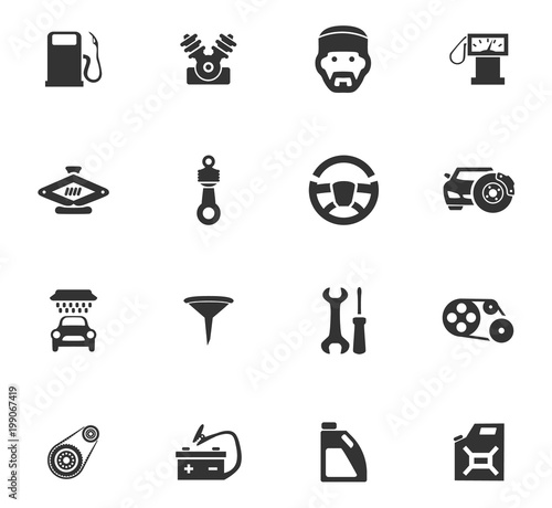 Auto icons set
