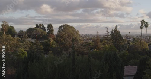 Sunset over Residential Area