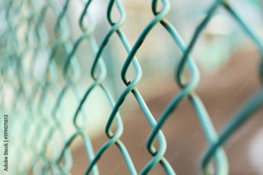 Fototapeta premium 野球場のフェンス