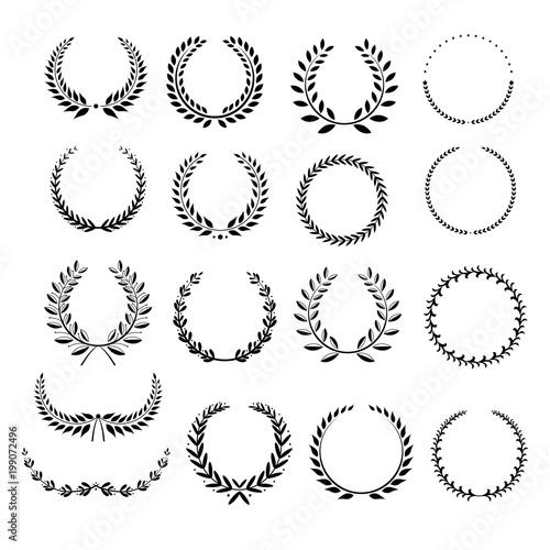 labels design and wheat