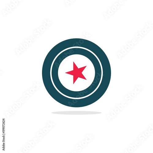 circle star business logo