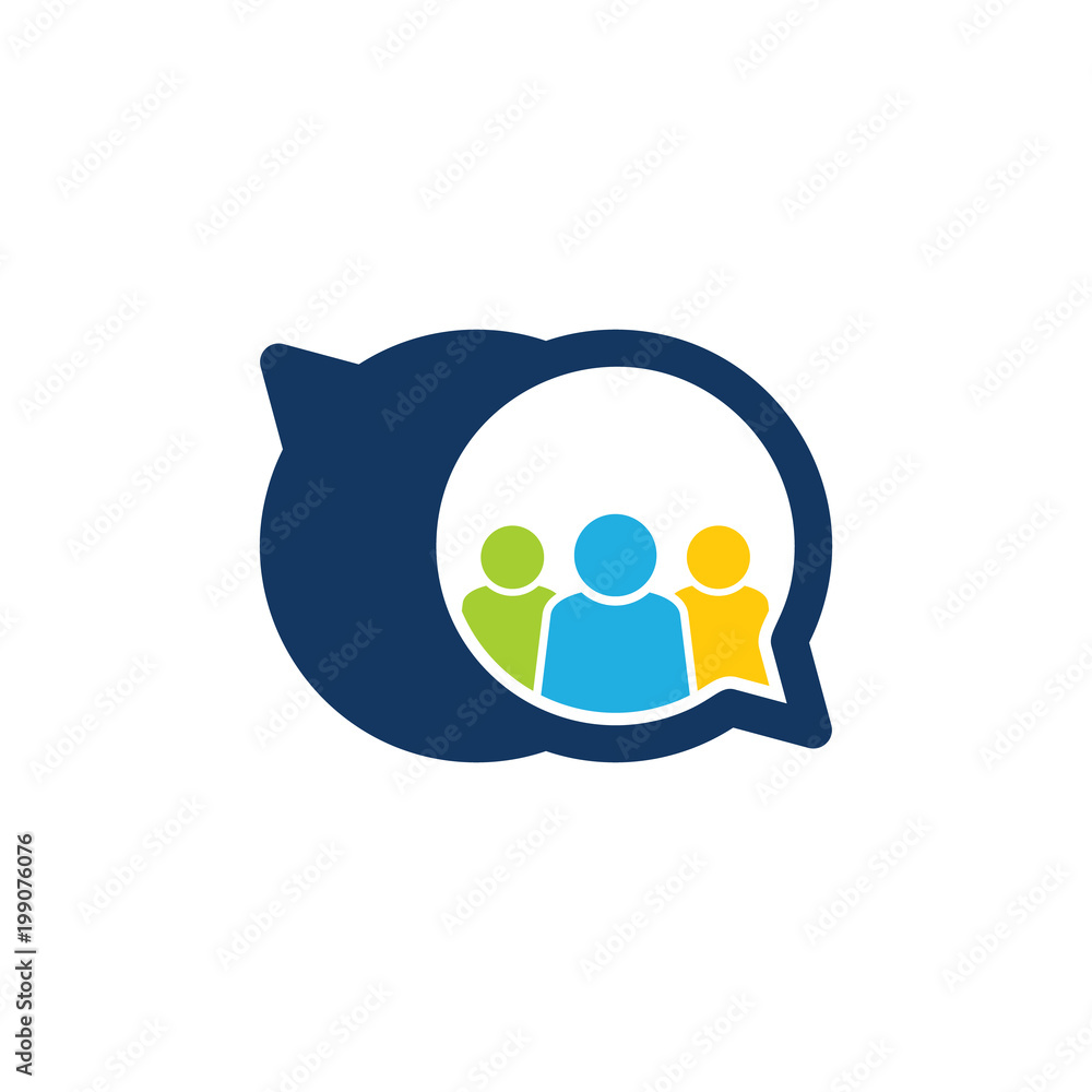 Talk Group Logo Icon Design Talk Group Logo Icon Design