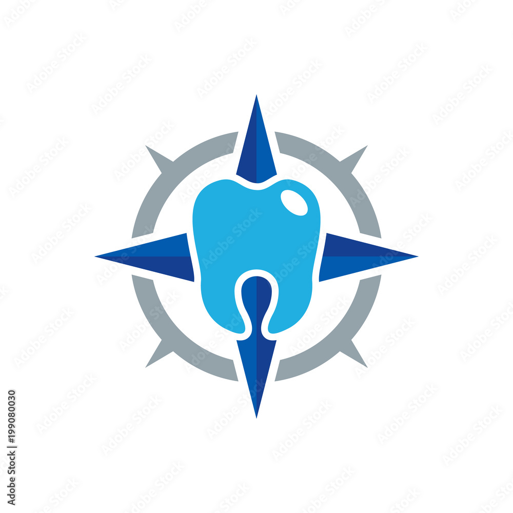 Dental Compass Logo Icon Design Dental Compass Logo Icon Design