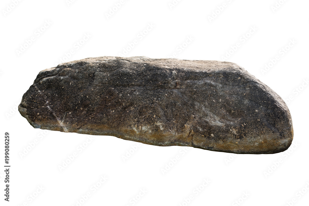 Fototapeta premium rock stone mountain isolated on white background