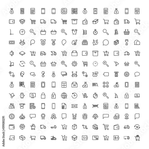 E-commerce flat icon