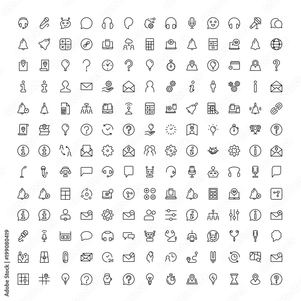 Technical support flat icon Technical support flat icon
