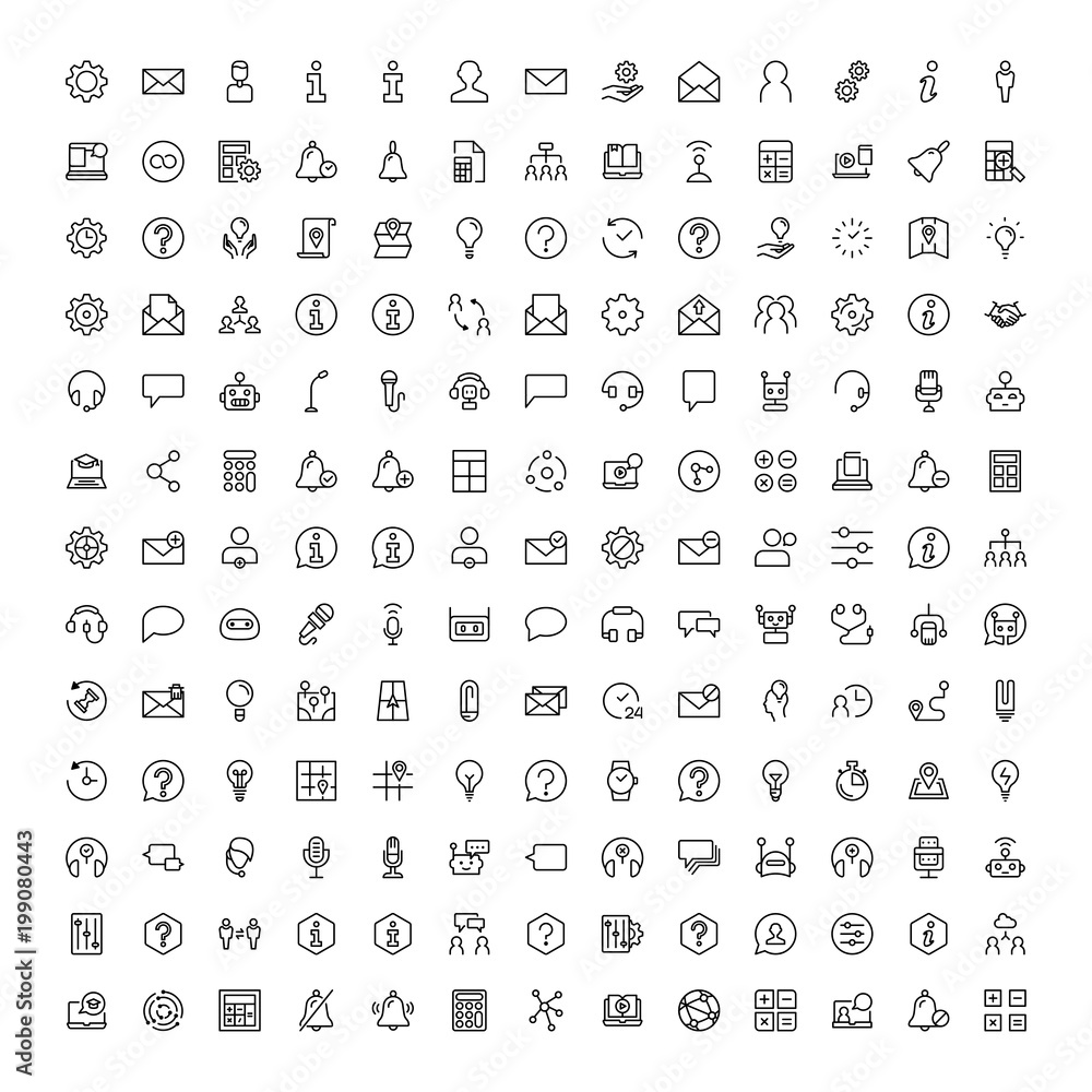 Technical support flat icon Technical support flat icon