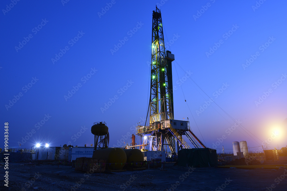Oil drilling rig Oil drilling rig