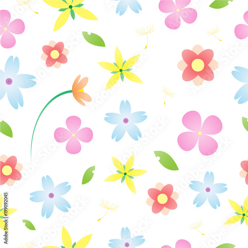 seamless floral pattern background