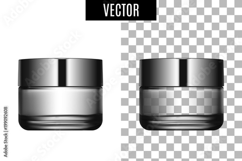 3d white realistic cosmetic package icon empty tubes on transparent background vector illustration. Realistic white plastic bottle for cream liquid soap with a pump.