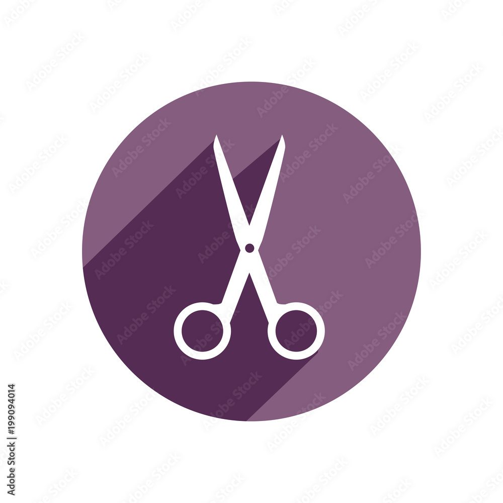 Scissors icon. Vector Illustration Scissors icon. Vector Illustration