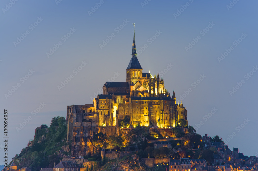 Saint Michel famous castle in France