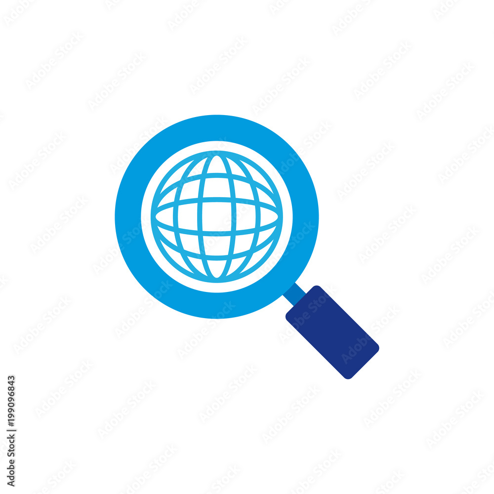 World Search Logo Icon Design World Search Logo Icon Design