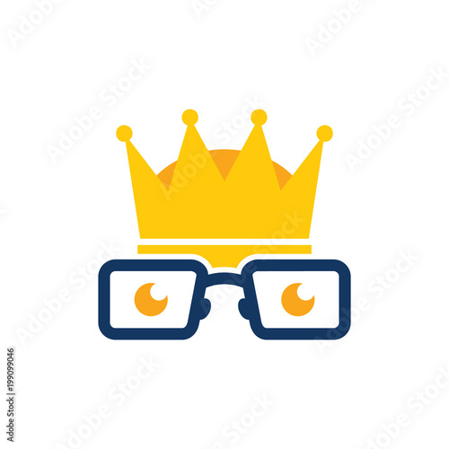 King Geek Logo Icon Design