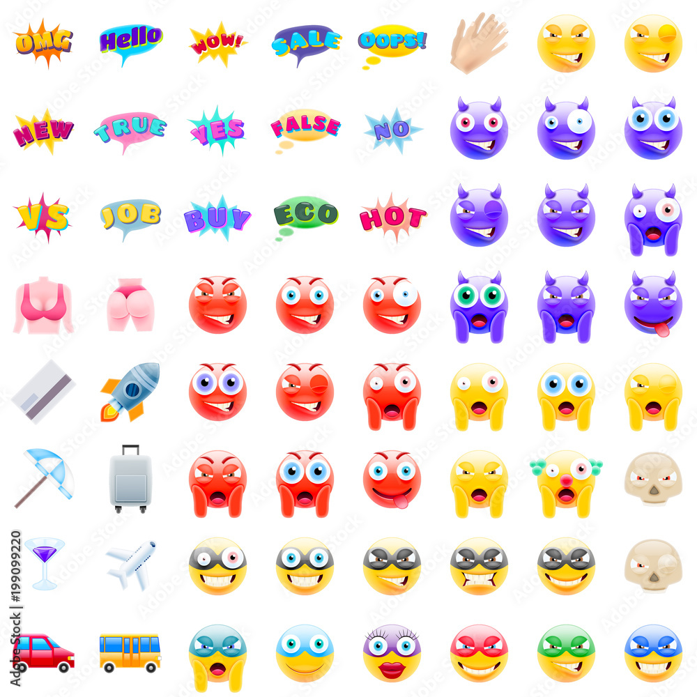 Ultimate Set of Modern Emojis Ultimate Set of Modern Emojis