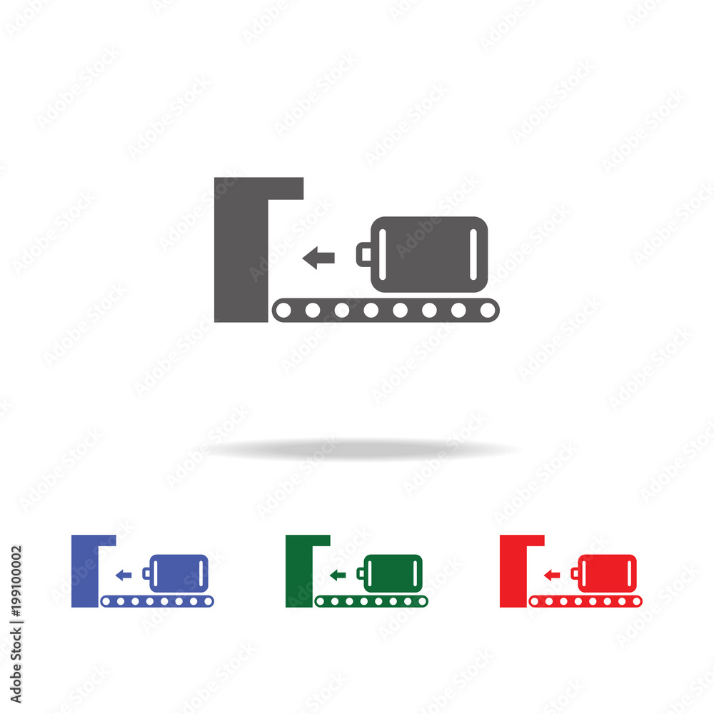 Baggage Screening icon. Elements of airport multi colored icons. Premium quality graphic design icon. Simple icon for websites, web design, mobile app, info graphics