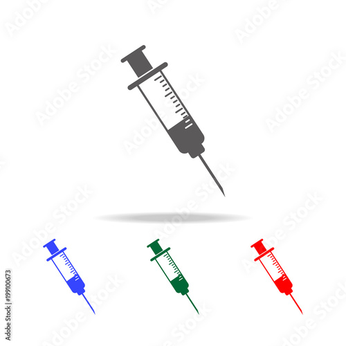 heroin syringe icon. Elements of human weakness and addiction multi colored icons. Premium quality graphic design icon. Simple icon for websites, web design, mobile app