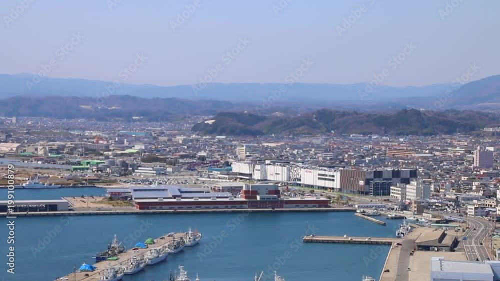 いわきマリンタワーからの眺め（いわき市）