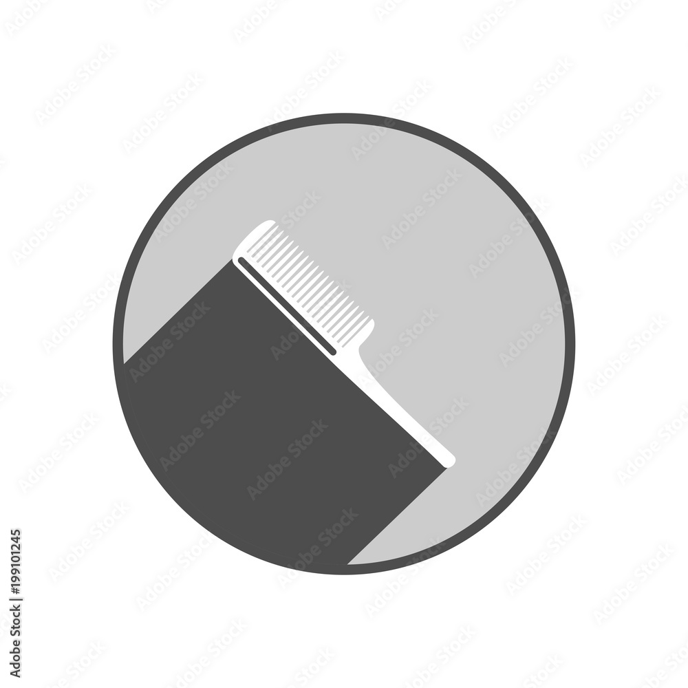 Hairbrush icon. Vector Illustration Hairbrush icon. Vector Illustration