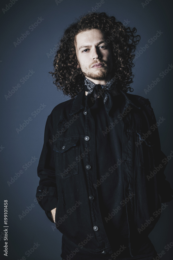Young ginger man studio portrait Young ginger man studio portrait