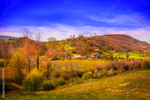   akall   da bulutlu bir g  n ve do  a manzaras   - Samsun - T  rkiye