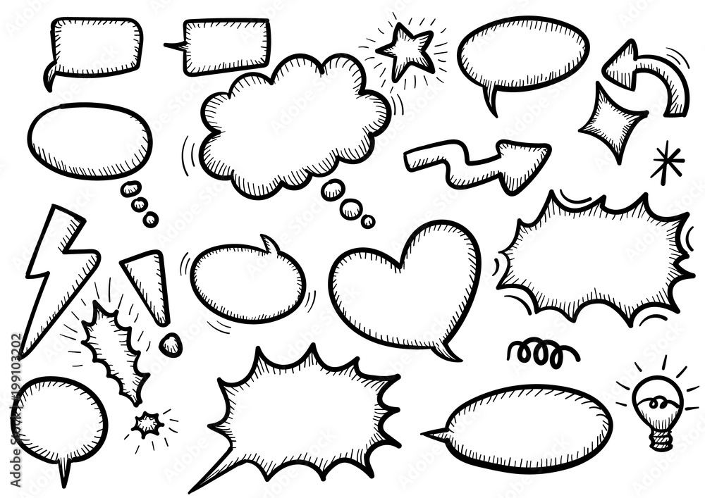 Fototapeta premium Bubble speech