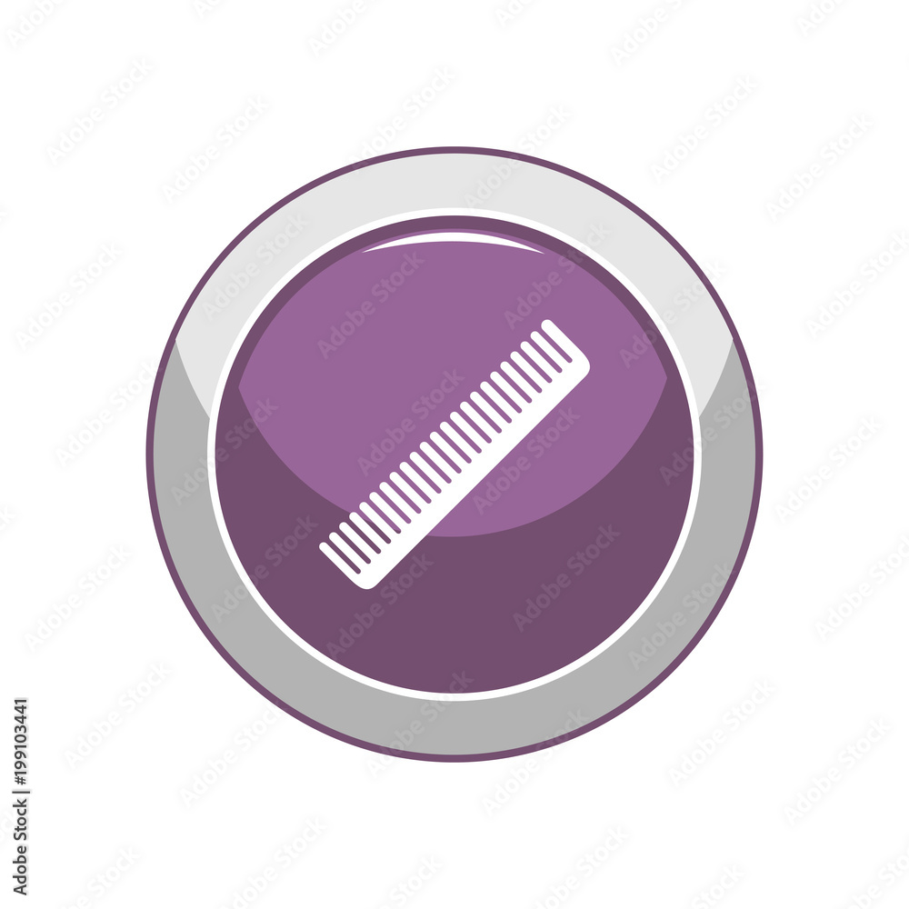 Hairbrush icon. Vector Illustration Hairbrush icon. Vector Illustration