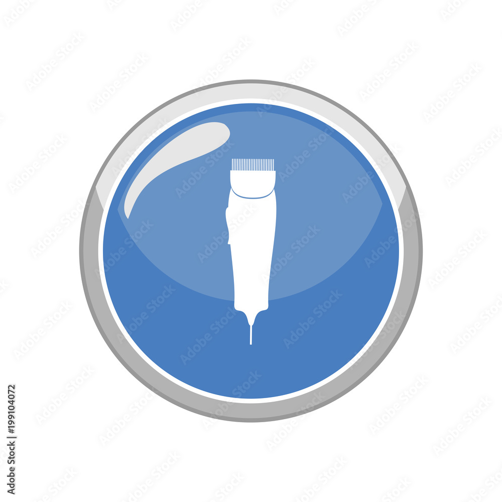 Shaving machine icon