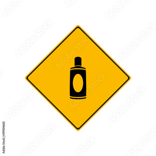 Bottle icon. Vector Illustration