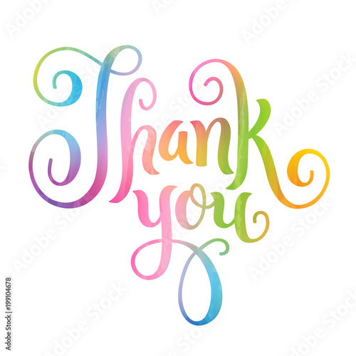 THANK YOU Hand Lettering Card