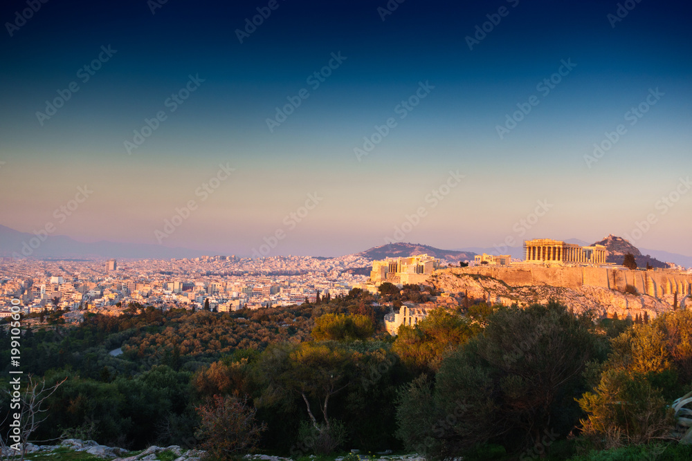 Acropolis - Athens from a distance, Greece