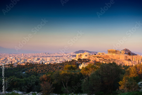 Acropolis - Athens from a distance, Greece © bruno135_406