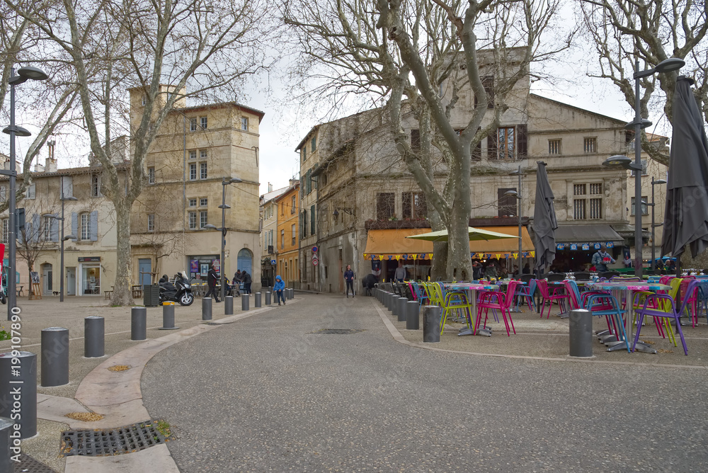 Voltaire square - Arles - Camargue - France
