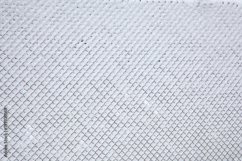 Snowy Fence Net as Background