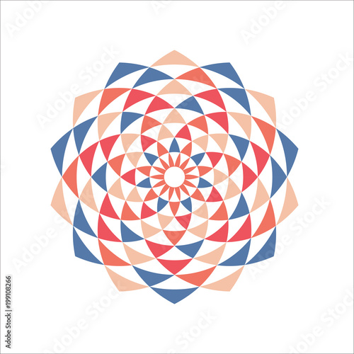 Circular Fractal Design Element