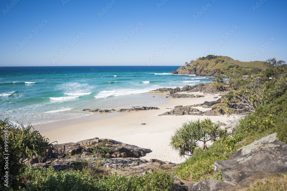 Australian Coastline on a blue sky day