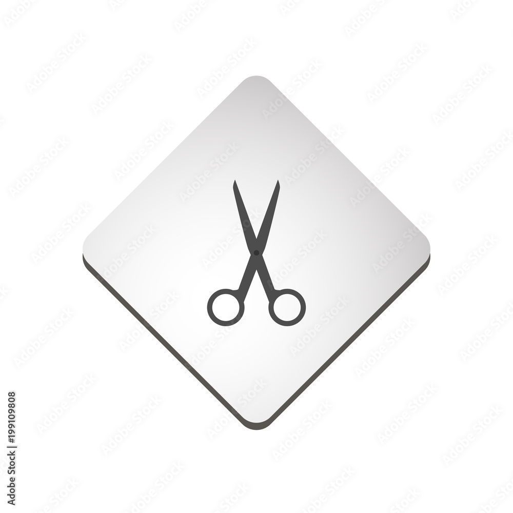 Scissors icon. Vector Illustration