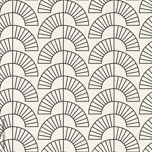 Vector seamless pattern. Modern stylish abstract texture. Repeating geometric tiles