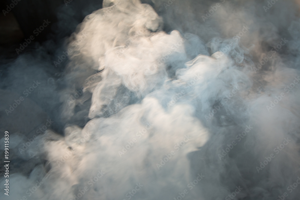 white smoke or fog for background design
