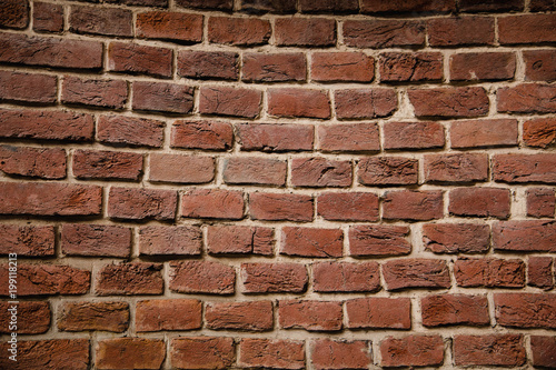 Old brick wall. Background of old vintage brick wall. 