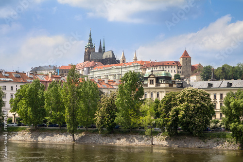 Prague Castle across the river Vltava © robertdering