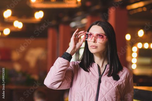 beautiful girl model posing for photographer showing clothes © johnalexandr